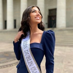 Navy Blue pageant/interview dress!